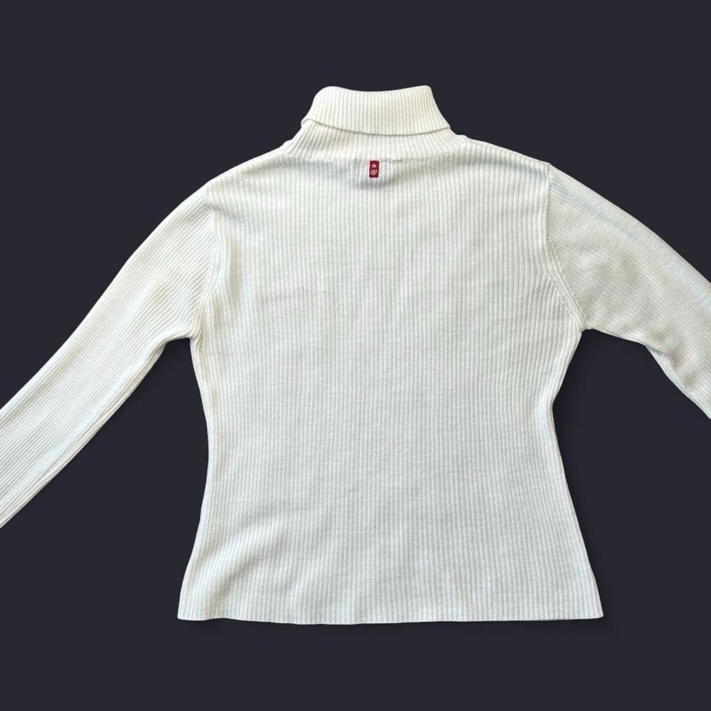 Southpole White Turtleneck Sweater XL | Y2K Streetwear | Junior Collection - Picture 5 of 8